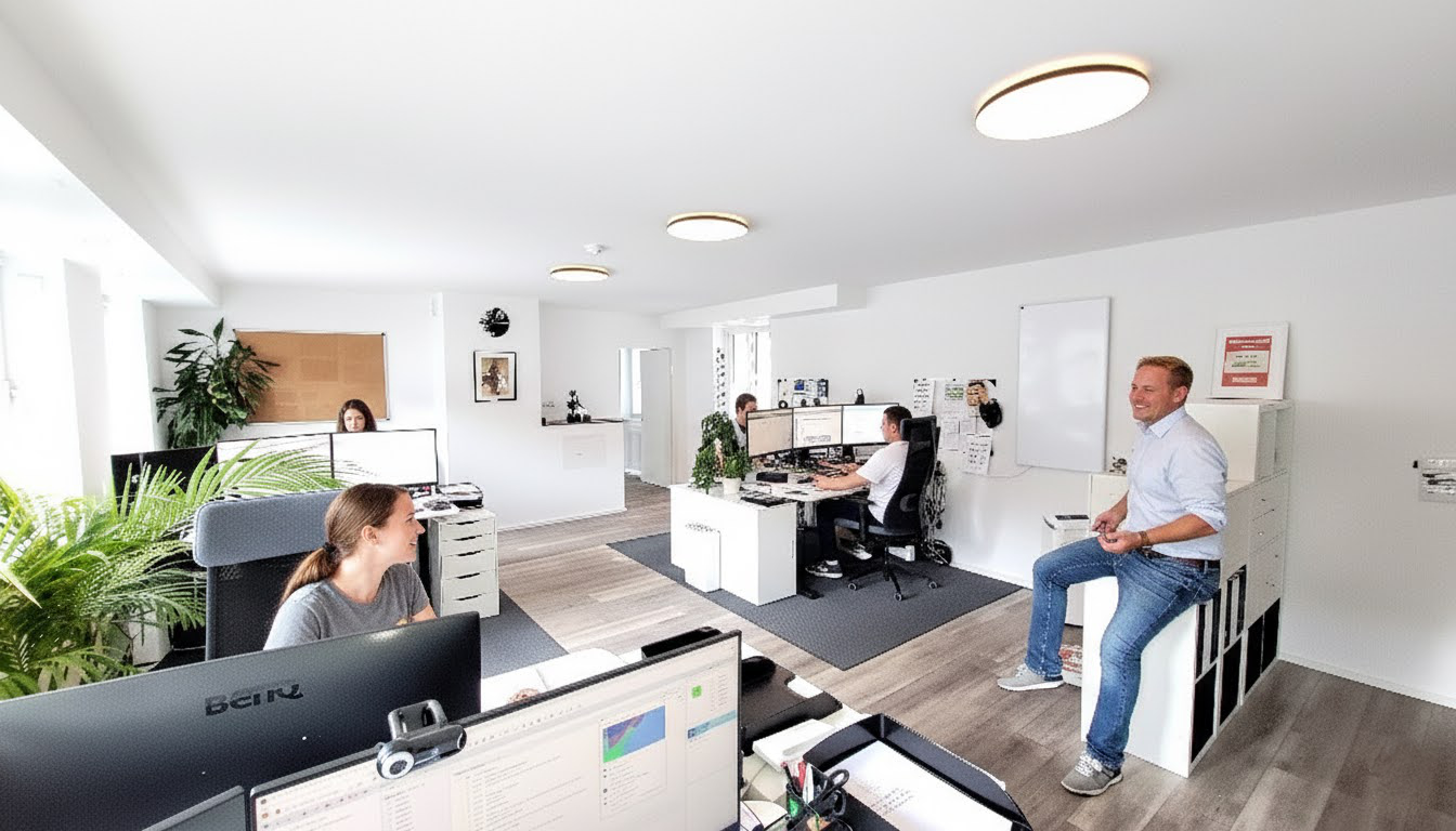Direct teamwork at gmfmedien